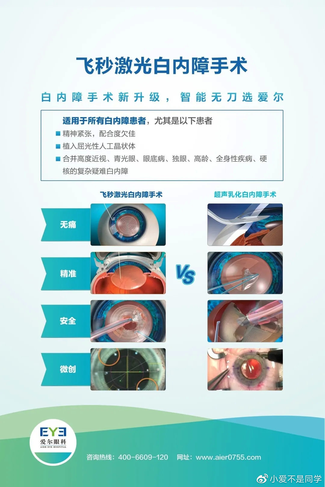 最新白内障手术科普视频，带你走进光明新世界