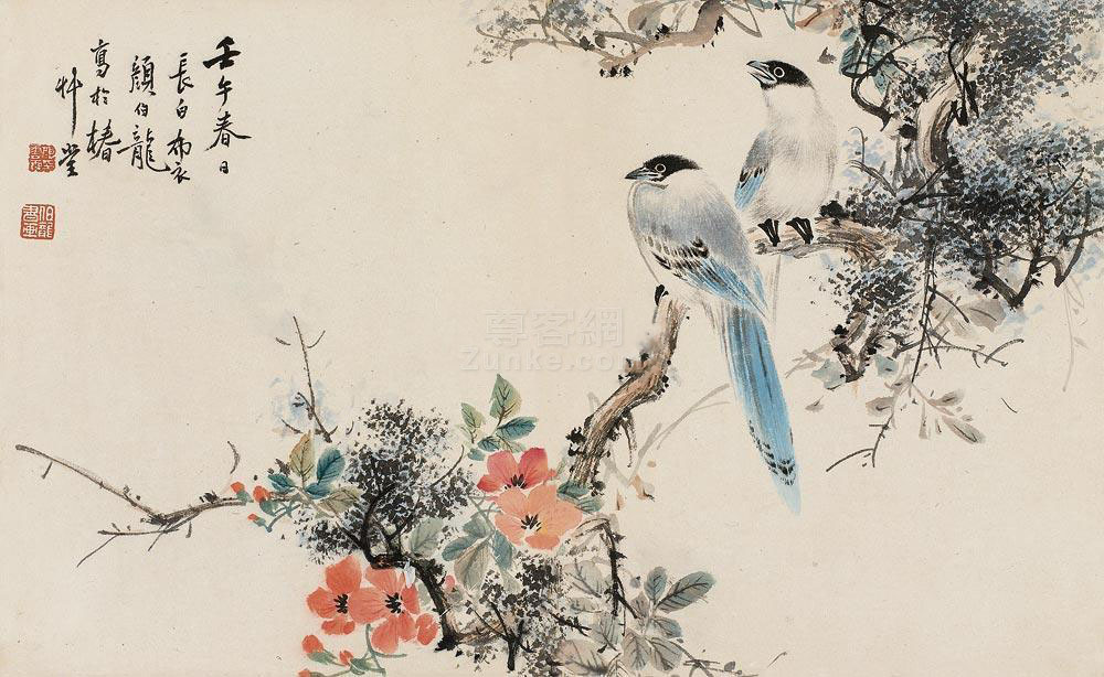 颜伯龙花鸟画拍卖行情深度解析，市场走势与收藏价值探讨