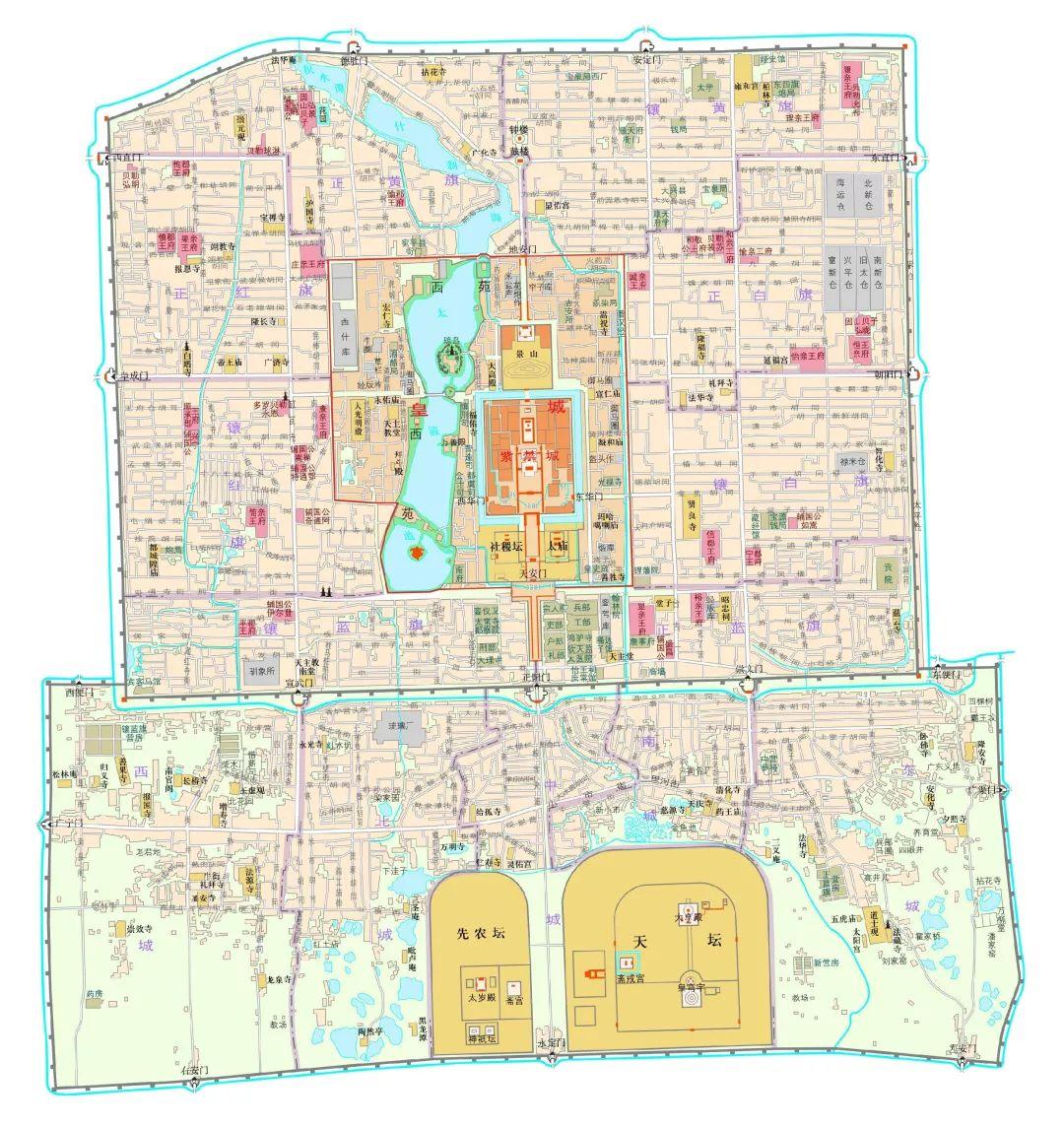 北京地图最新,北京地图最新，回溯历史，揭示其在时代中的地位